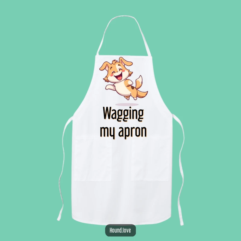 Funny Gleeful Hound Apron - Hilarious Kitchen Wear for Happy Cooks