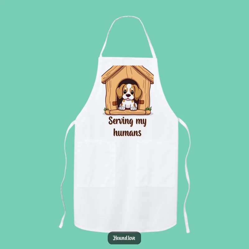 Funny Hound Apron: Peekaboo Design, Perfect Funny Gift for Cooks