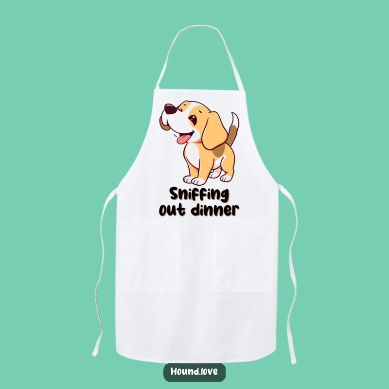 Funny Hound Chef Apron: Humorous Kitchen Wear for Dog Lovers