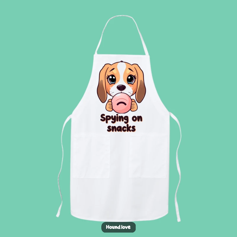 Funny Curious Hound Apron - Culinary Adventures with Adorable Style