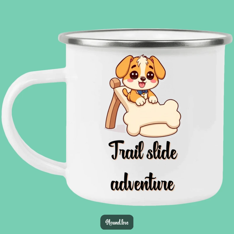 Funny Giddy Hound Camping Mug: Durable Slide Fun, Outdoor Gift