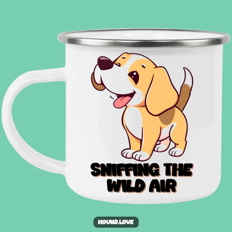 Funny Hound Camp Mug: Durable Humor for Outdoor Adventures