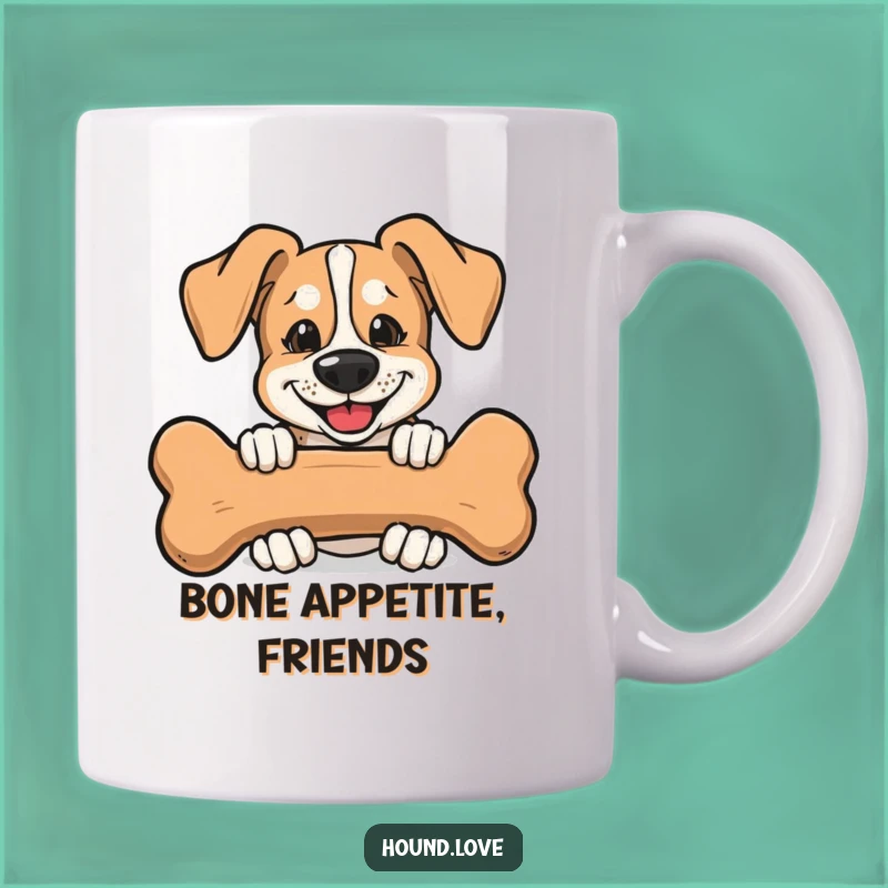 Funny Mischievous Hound Mug: Bone Thief Shenanigans, Perfect Funny Gift
