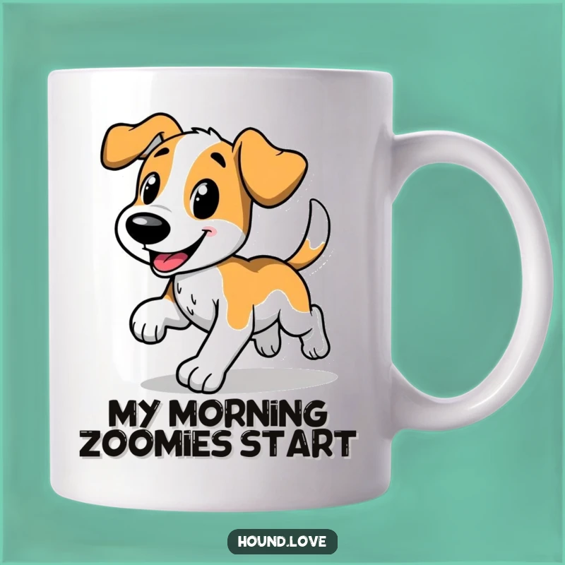 Funny Hound Trot Mug: The Perfect Funny Gift for Dog Lovers