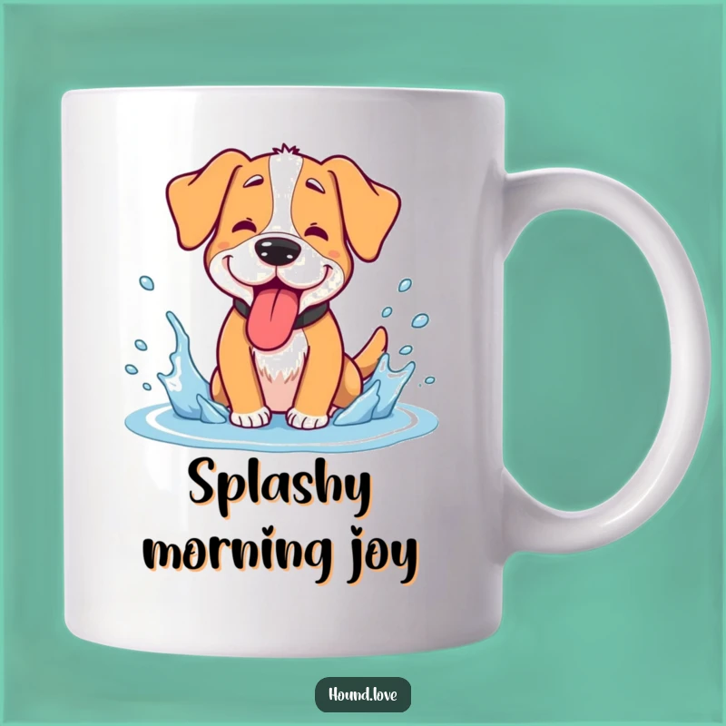 Funny Hound Splash Mug: Goofy Dog Fun - Refreshing Gift Idea