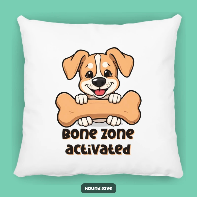Funny Mischievous Hound Pillow: Cozy Canine Mischief, Adorable Funny Gift