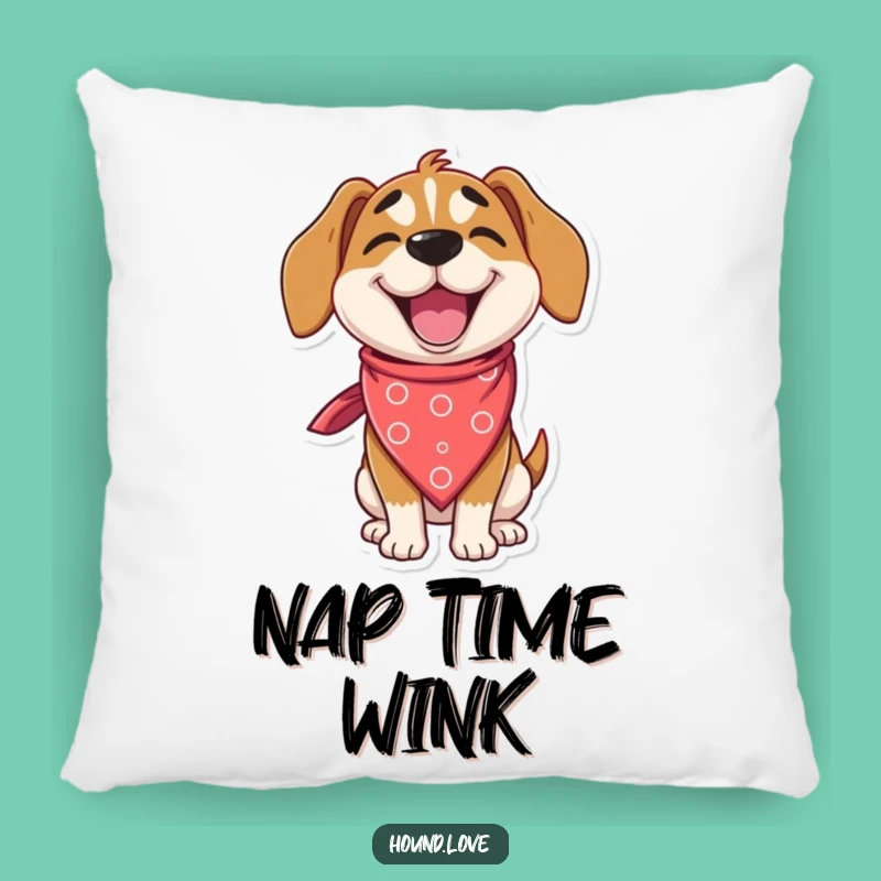 Funny Delighted Hound Pillow: Soft & Stylish Comfort, Cozy Gift