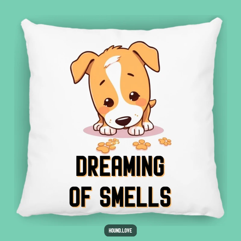 Funny Sniffing Hound Pillow: Cozy Canine Clues, Adorable Funny Gift