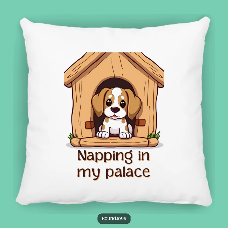 Funny Hound Pillow: Cozy Peek Cushion, Ideal Funny Gift for Comfort