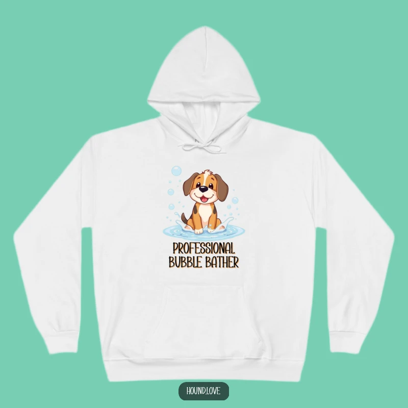 Cozy Funny Hound Bubble Splash Hoodie: Your Warmest and Most Hilarious Gift Ever
