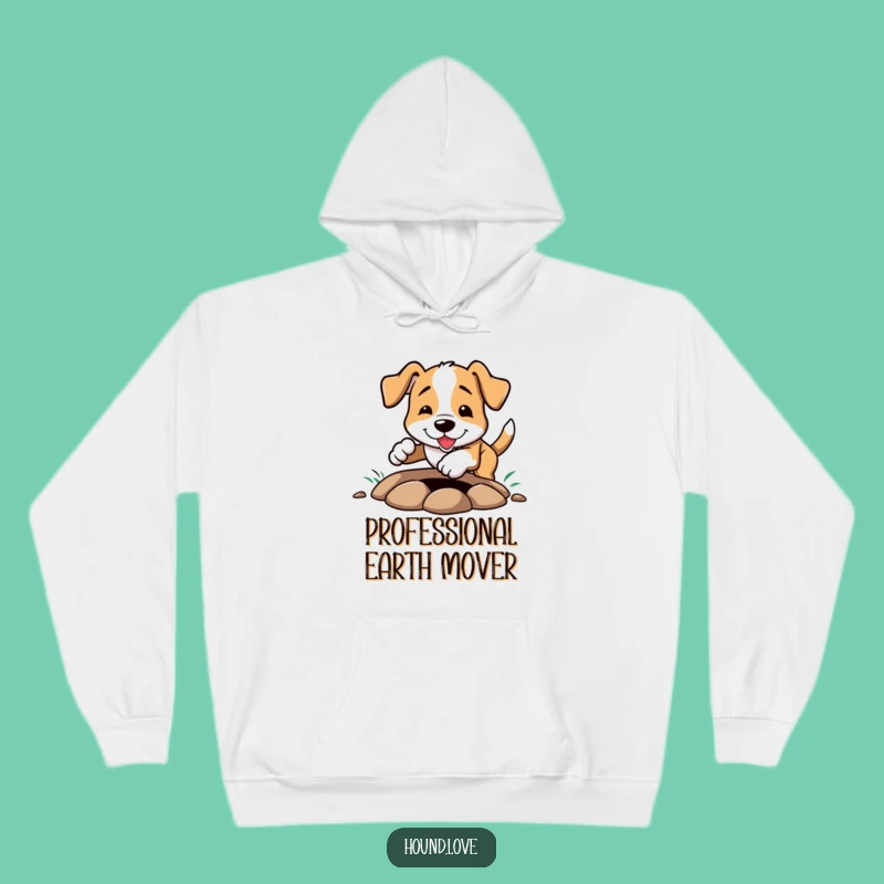 Funny Hound Digging Hoodie: Cozy Up with This Hilarious Dog-Themed Sweatshirt Gift