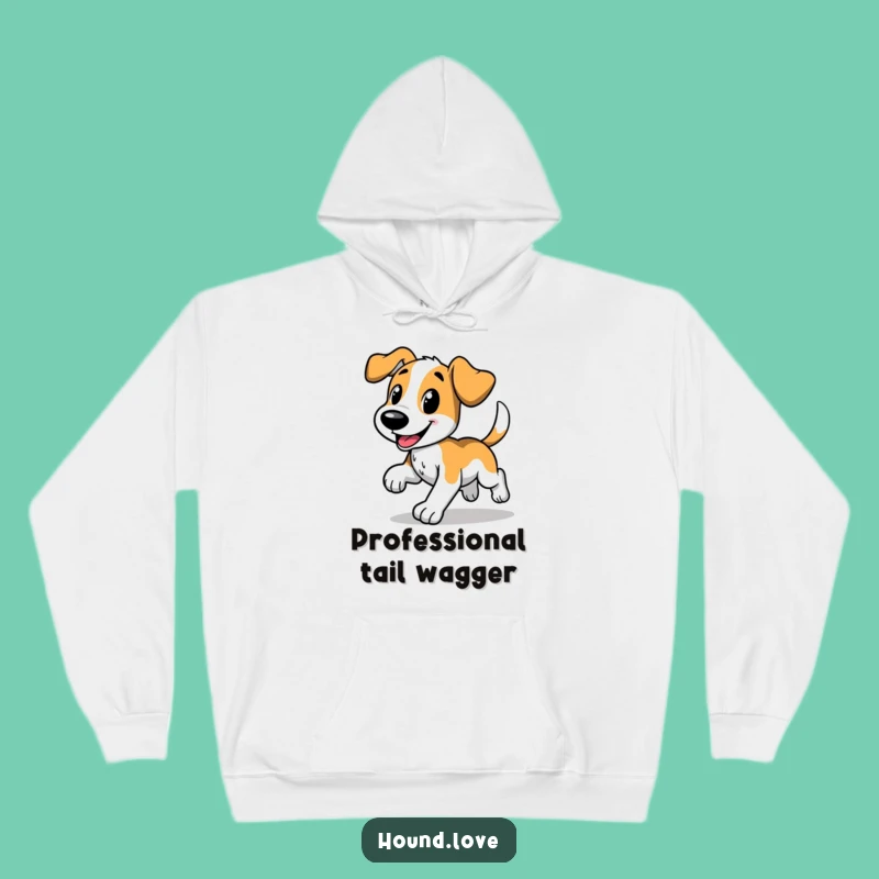Funny Hound Trot Hoodie: Cozy Up with Comical Canine Charm