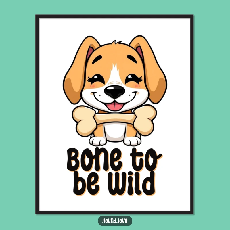 Free Printable Silly Hound Wall Art: Hilarious Canine Comedy for Decor