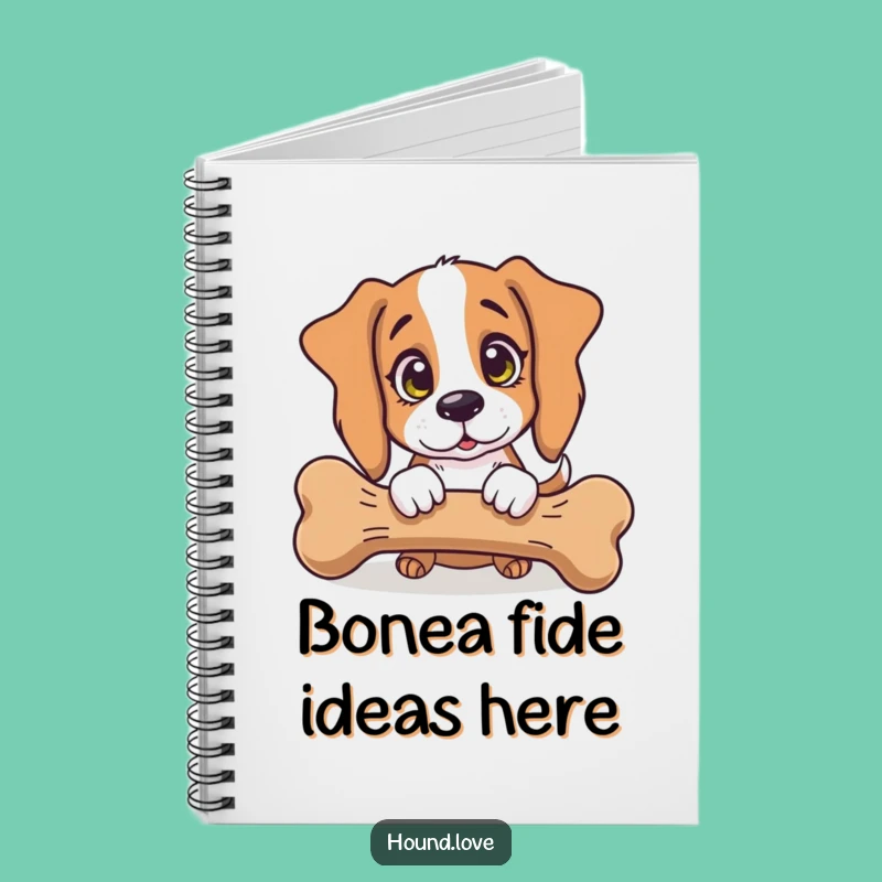 Funny Hound Dog Notebook: Innocent Eyes & Giant Bone - Perfect for Humorous Notes