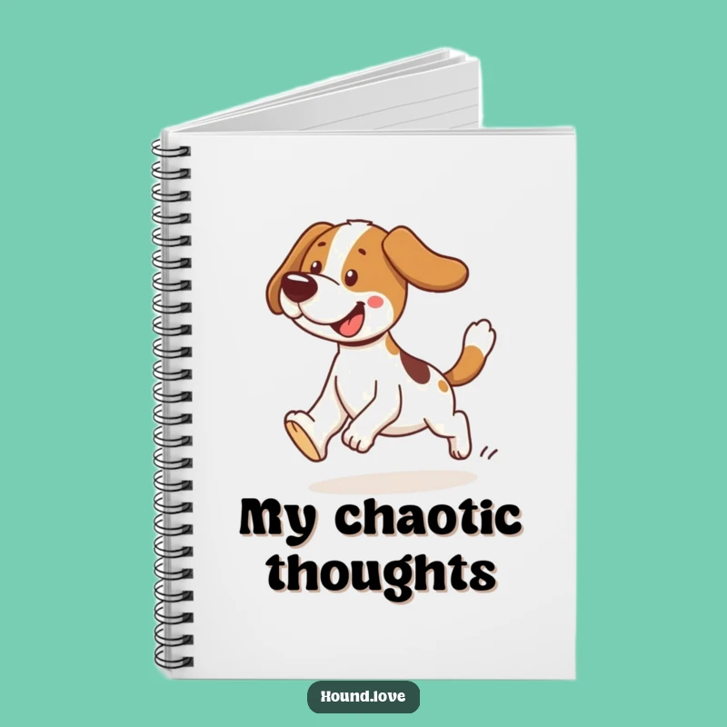 Funny Tripping Hound Notebook: Jot Down Your Thoughts with this Hilarious Dog Journal Gift