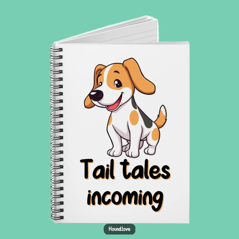 Funny Hound Dog Notebook: Jot Down Happy Thoughts with this Wagging Tail Journal Gift
