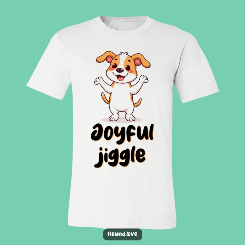 Funny Hound Dance T-Shirt - Hilarious Wiggly Pup Tee for Ultimate Joy