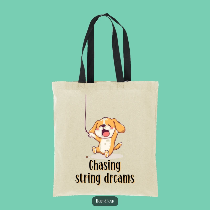 Funny Falling Hound Tote Bag - Stylish & Humorous Carry-All for Oops Moments