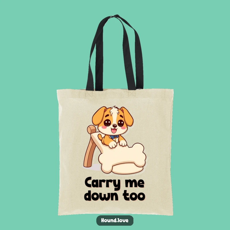 Funny Giddy Hound Tote Bag: Carry the Fun, Practical Gift